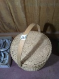 Artisan Hand Woven Handled Basket