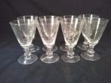 Collection 8 Crystal Etched Stems
