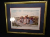 Framed Print-Berry Pickers