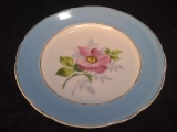 Vintage Hand painted Plate with Flower