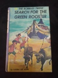 Vintage Children's Book-The Bobbsey Twins'-Search for the Green Rooster-1980
