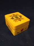 Wooden and Decoupage Trinket Box -1969