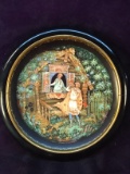 Vintage Hand painted Russian Porcelain Plate-Romeo & Juliet
