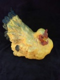 Contemporary Resin Rooster Figurine