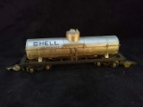 Antique Toy Train-AC Gilbert Radio Flyer Shell Tanker Car