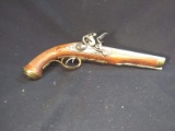 Historically Accurate Reproduction Double Barrel Flintlock Pistol