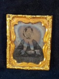 Antique Daguerreotype Photo-Lady with Bonnet