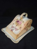 Victorian Stoke On the Trent Crown Devon Fielding Covered Cheese Dish