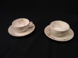 Pair Theodore Haviland Limoge France Cup and Saucer