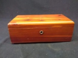 Vintage Cedar Graduation Box