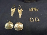 Costume Jewelry-Assorted Pierced and Dangle Earrings