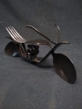 Artisan Spoon and Fork Motorcycle