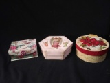 Collection 3 Assorted Trinket Boxes