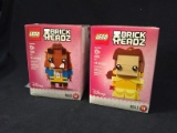 Pair Lego Brickheadz Disney Figures-Beast and Belle-NIB