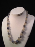 Costume Jewelry-Precious Stone, Shell and Rock Necklace