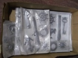 Assorted Metal Decorative Hobby Items