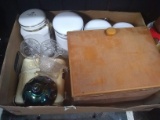 Pine Storage Box, Ceramic Canister Set