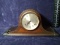 Antique Mahogany Inlayed Plymouth Head and Shoulders Mantle Clock with Key