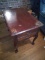 Mahogany Chippendale 2 Drawer Side Table