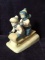 1992 Ceramic Figure-Boy and Girl on Sled
