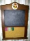 Vintage Wooden Chalkboard/Cork Board Key Holder