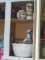 Cabinet Clean Out-Oriental Vase, Hummingbird Feeder, Plastic Bucket-MUST TAKE ALL-NO SHIPPING