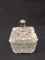Vintage Crystal Condiment Jar