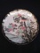 Antique Hand painted Plate w/ Flower and Bird Decoration