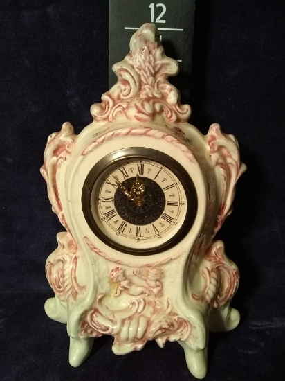 Vintage Ceramic Thumb Wind Clock