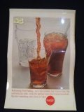 Vintage Unframed Advertisment-Refreshing New Feeling -Coca Cola