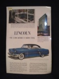 Vintage Unframed Advertisment-Lincoln
