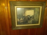 Framed Print-View From the Barn