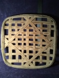 Primitive Wooden Tobacco Basket