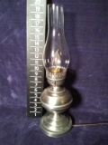Contemporary Pewter Lamp
