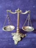 Miniature Brass Scale of Justice