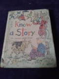 Vintage Children's Book-I Know a Story-1956
