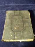 Victorian Leather Bound Bible-1903-Loose Spine/Torn Pages