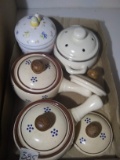 Ceramic Lidded Soup Bowls and Tea Lights
