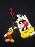 Vintage Mickey Mouse Keychain and Eyeglass Case