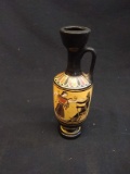 Hand painted Athena Grecian Handled Vase