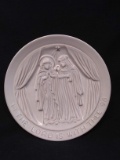 USA Frankoma Pottery Christmas Plate-1998 