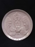 USA Frankoma Pottery Christmas Plate-1967 