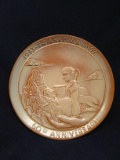 USA  Frankoma Pottery 60th Anniversary Plate