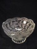 Lead Crystal and Etched Bowl