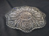 Vintage Imperial Crystal Pedestal Plate