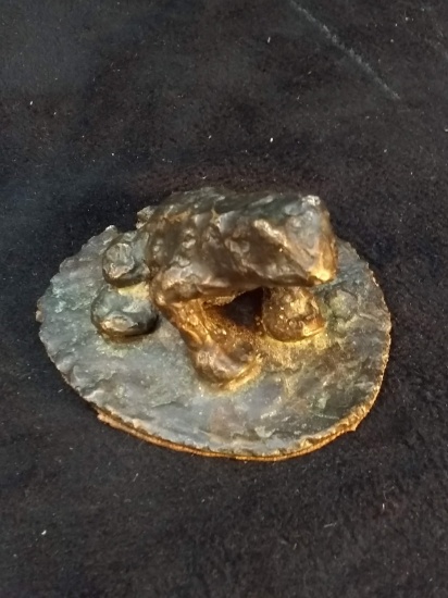 Miniature Cast Iron Frog