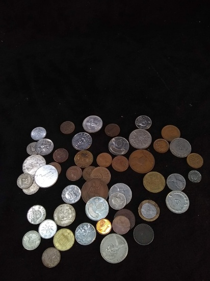 50 Assorted Foreign Coins