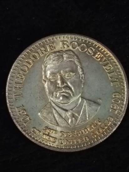 Shell's Presidential Coin Game Theodore Roosevelt Token