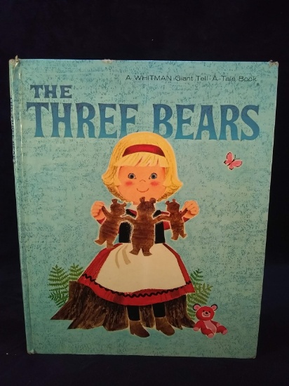Vintage Oversize Children's Book-The Three Bears-1960