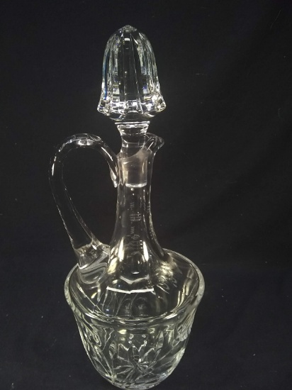 German Lead Crystal Pitcher/Decanter